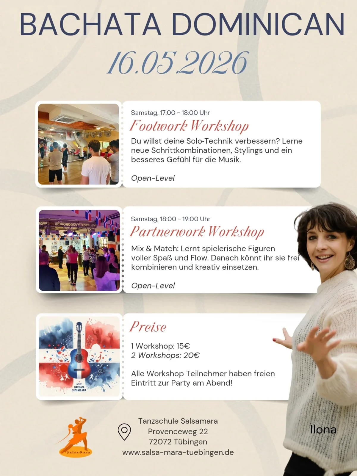 Bachata Dominican Workshops & Party