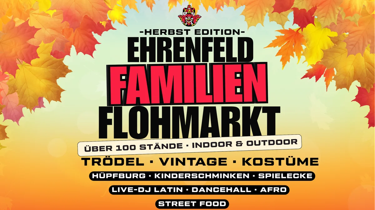 Ehrenfelder Familienflohmarkt · Herbst-Edition