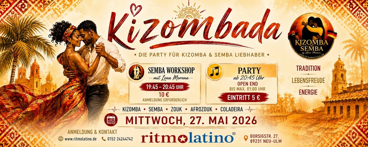 KIZOMBADA – Kizomba & Semba Party in Neu-Ulm