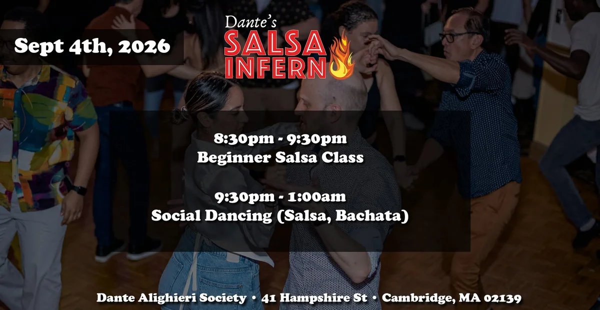 Salsa & Bachata at The Dante Alighieri Society of Massachusetts, Cambridge