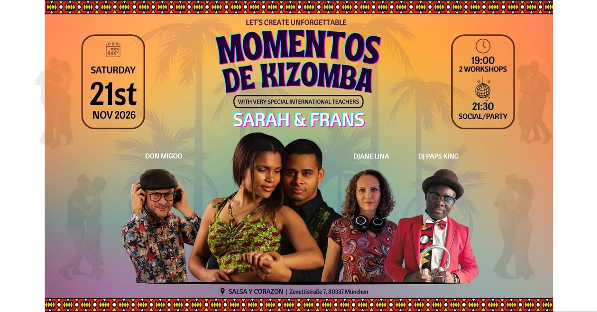 "Momentos de Kizomba" special edition with SARAH & FRANS