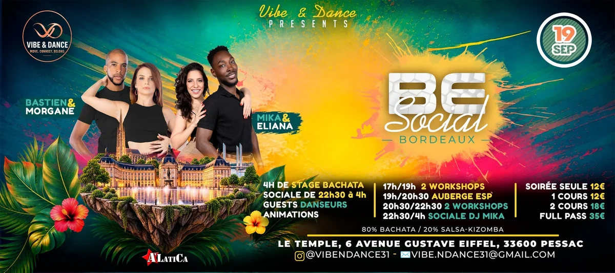 Bachata at 6 Avenue Gustave Eiffel, 33600 Pessac, France