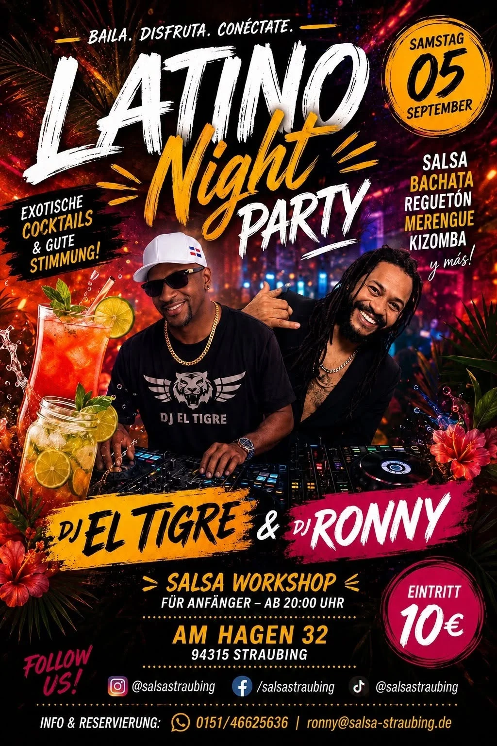 Salsa, Bachata & Kizomba at Das Schützenhaus Straubing
