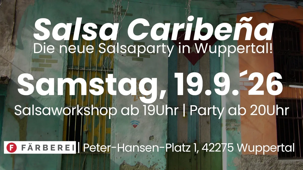 Salsa Caribena - die besondere Salsaparty in Wuppertal! 
