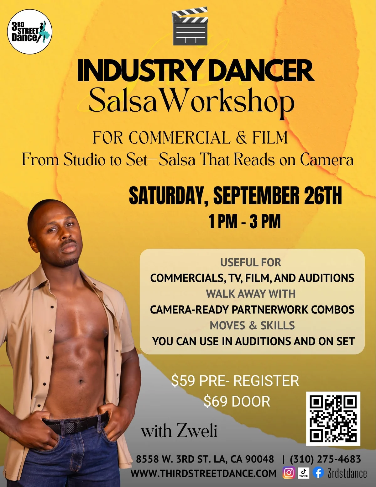 Salsa & Bachata at 8558 W 3rd St, Los Angeles, CA, United States, California 90048, West Hollywood