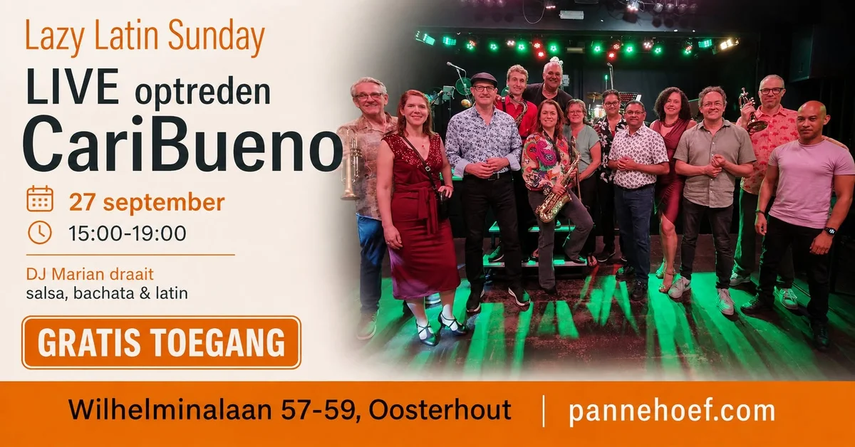 Salsa & Bachata at Wilhelminalaan 57-59, 4905 AT Oosterhout, Netherlands