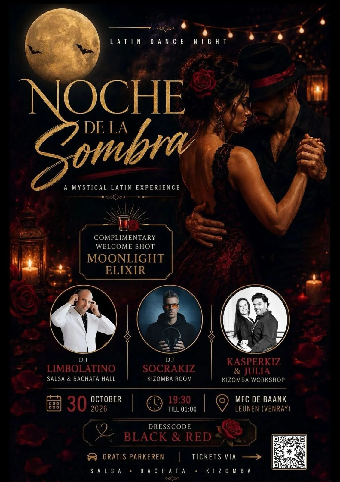 Salsa, Bachata & Kizomba at De Baank, Leunen
