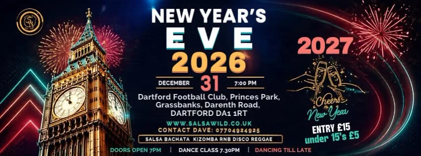 Salsa, Bachata & Kizomba at Princes Park Stadium, Dartford