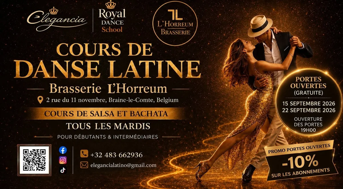 "Hallowen" Cours de SALSA-BACHATA Brasserie L'HORREUM (Braine-le-comte) – Bild 1
