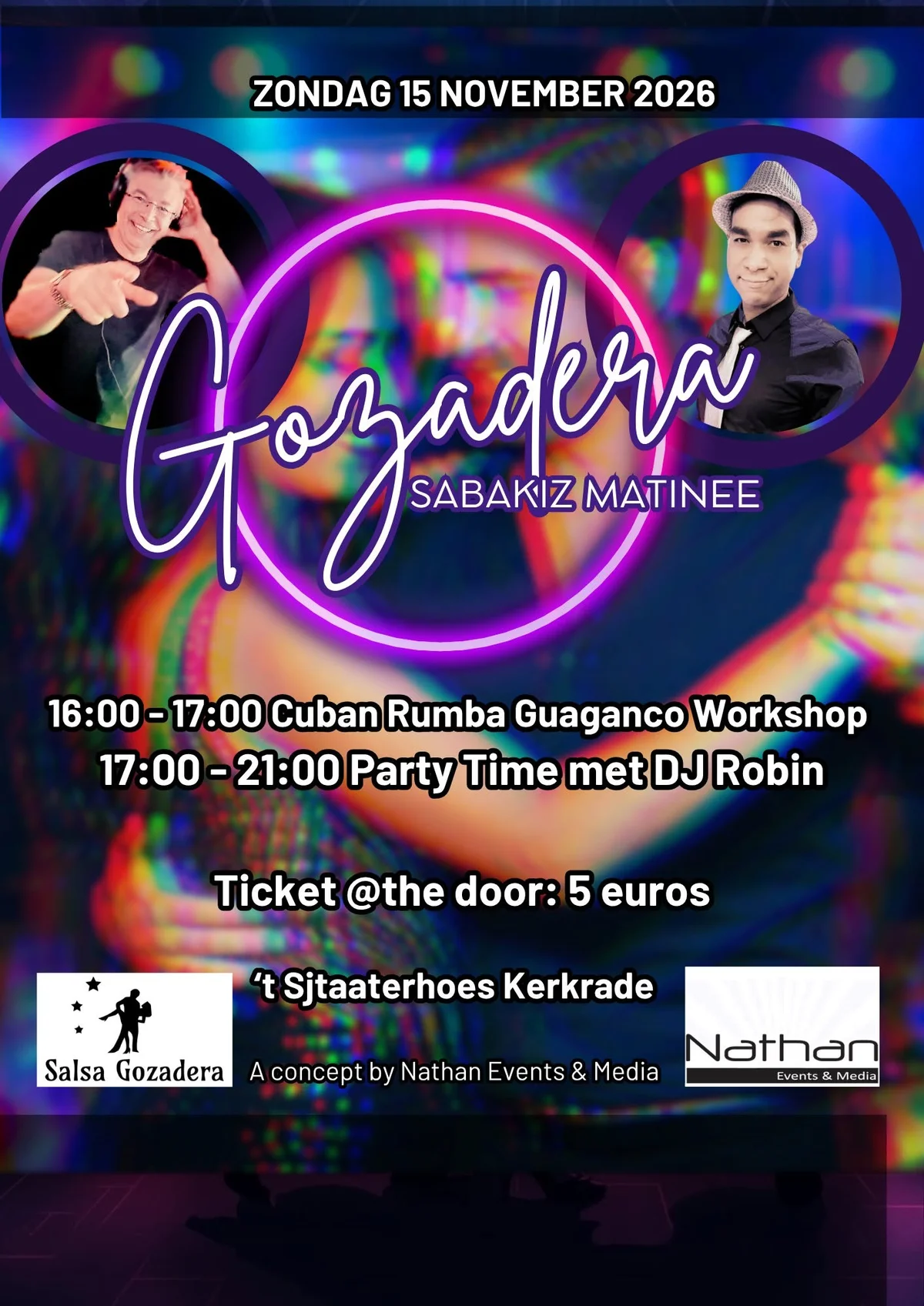 Gozadera SaBaKiz Matinee - 15 November 2026 - Sjtaaterhoes Kerkrade – Bild 1