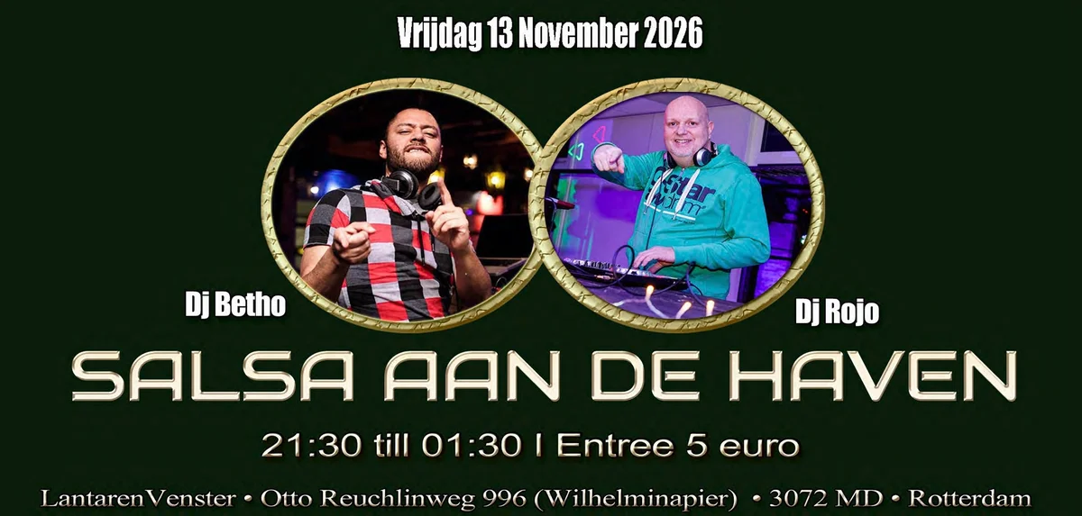 Salsa & Bachata at LantarenVenster, Rotterdam