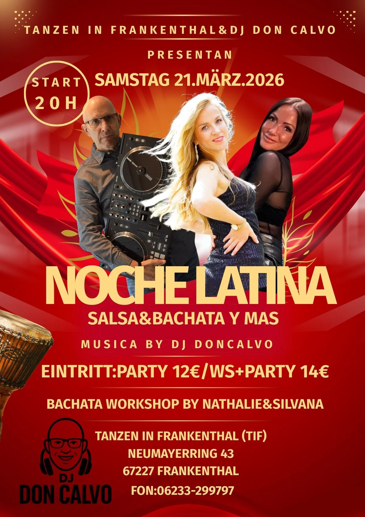 NOCHE LATINA-Salsa&Bachata y mas