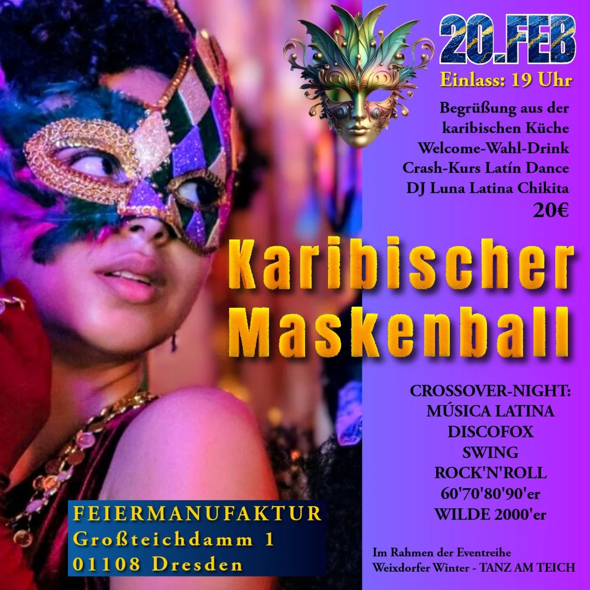 KARIBISCHER MASKENBALL