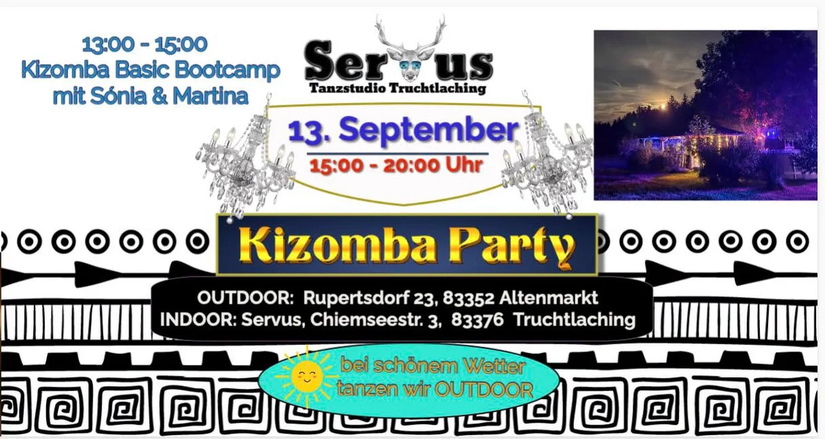 Kizomba/Urban Kiz Outdoor Party - vorher Kizomba Basic WS