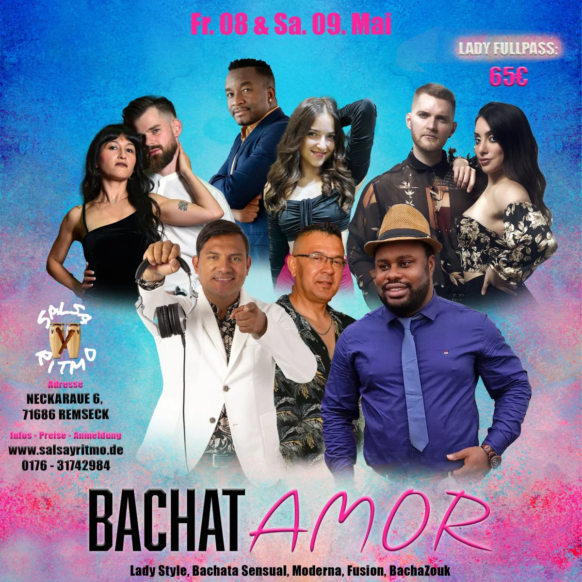 BACHATAMOR 2026 im Stuttgart-Remseck// Fr.08. & Sa.09. Mai 