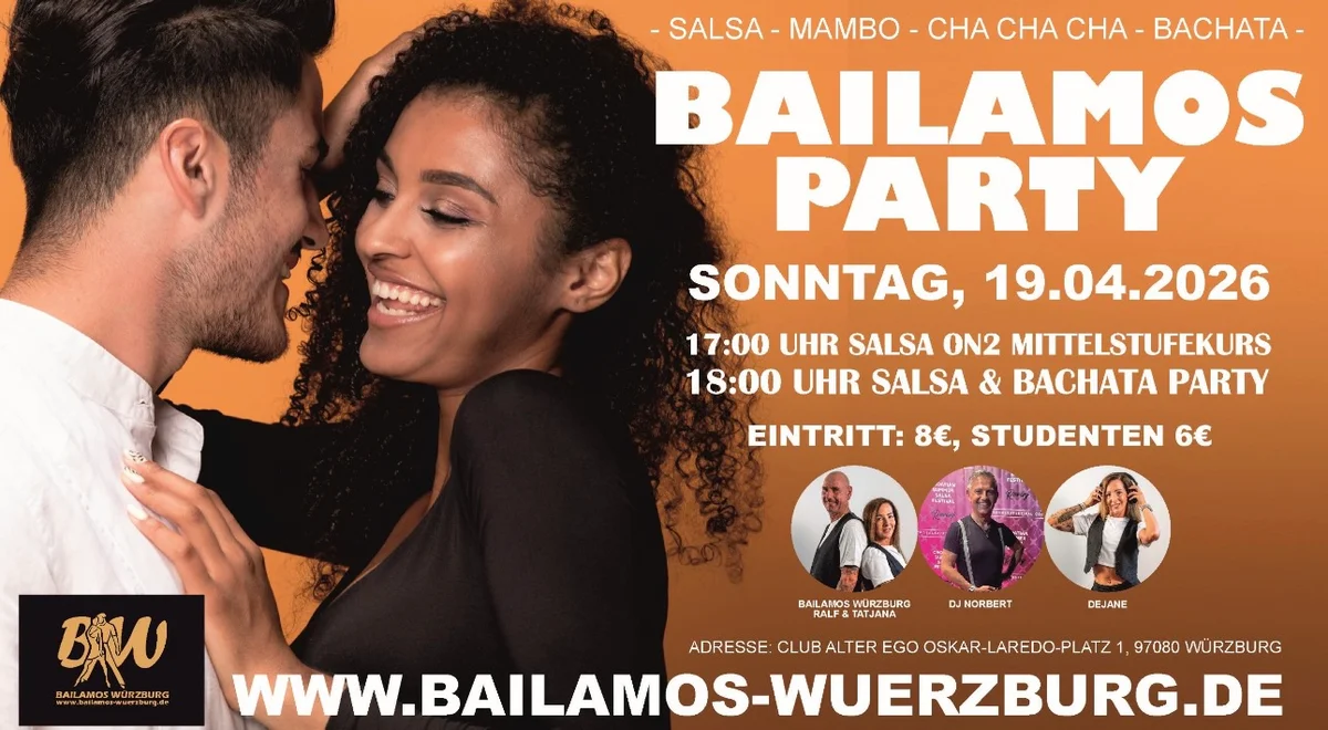 Bailamos Salsa & Bachata Party 