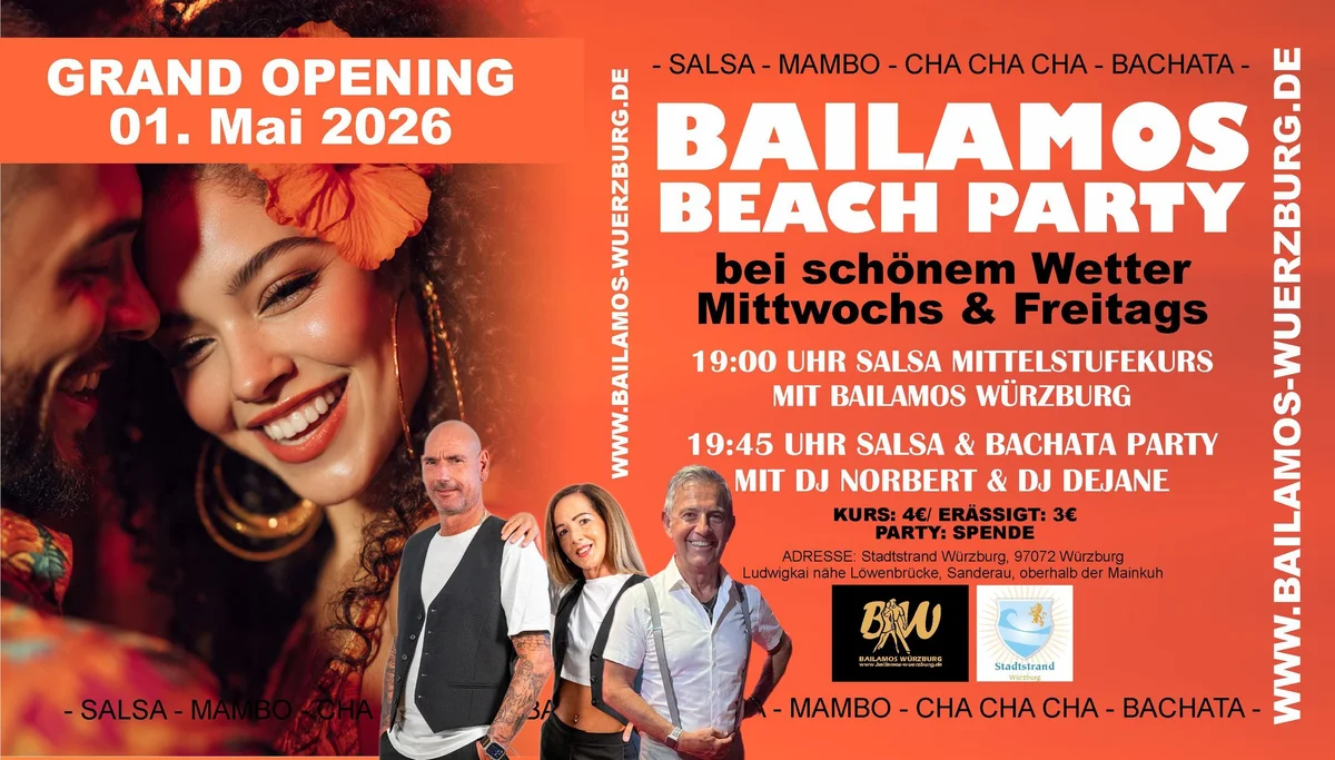 GRAND OPENING Bailamos Beach Party 