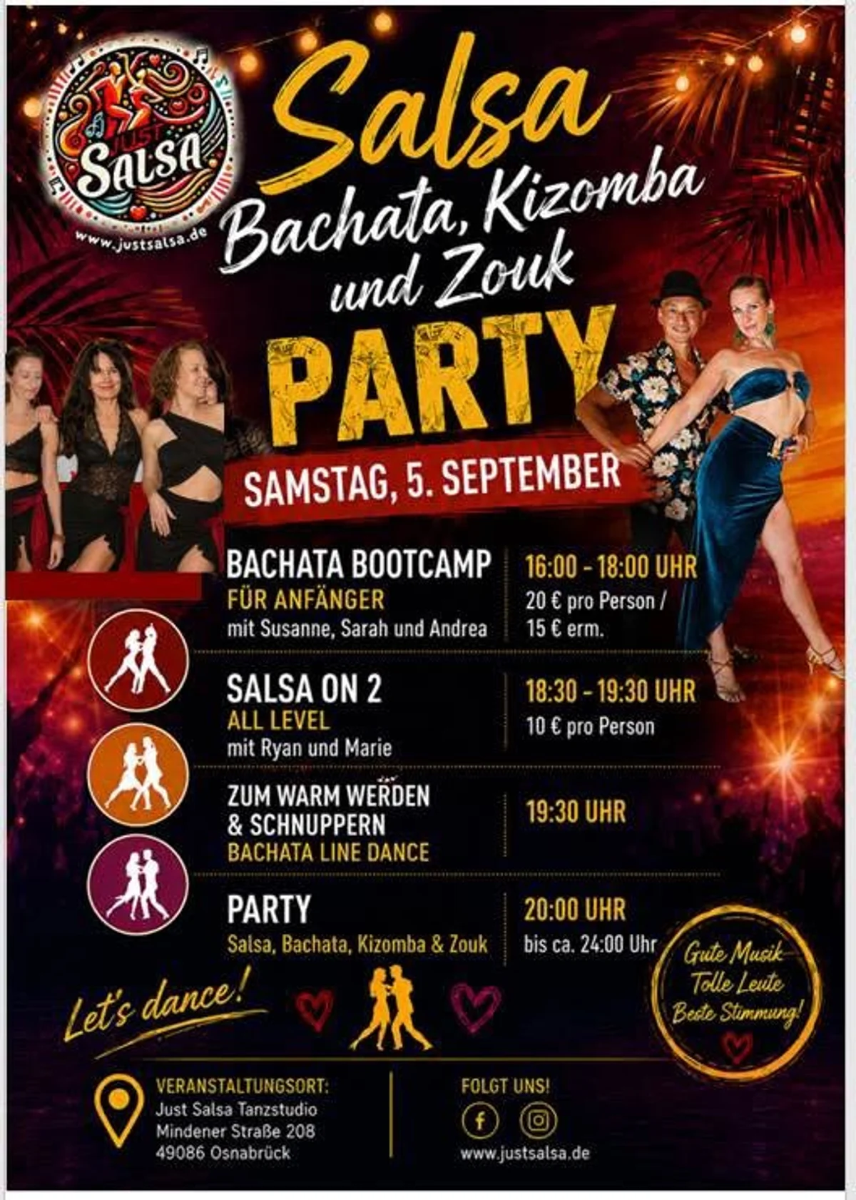 Muévete- Salsa Bachata Kizomba Zouk Party