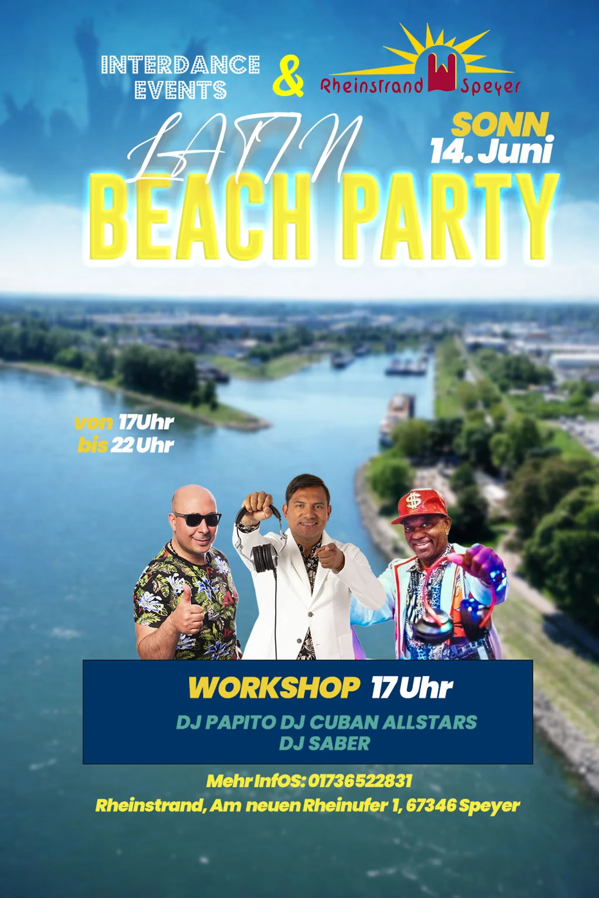Latin Beach Party - Open Air in Speyer ⭐️ 14. Juni 2026⭐️
