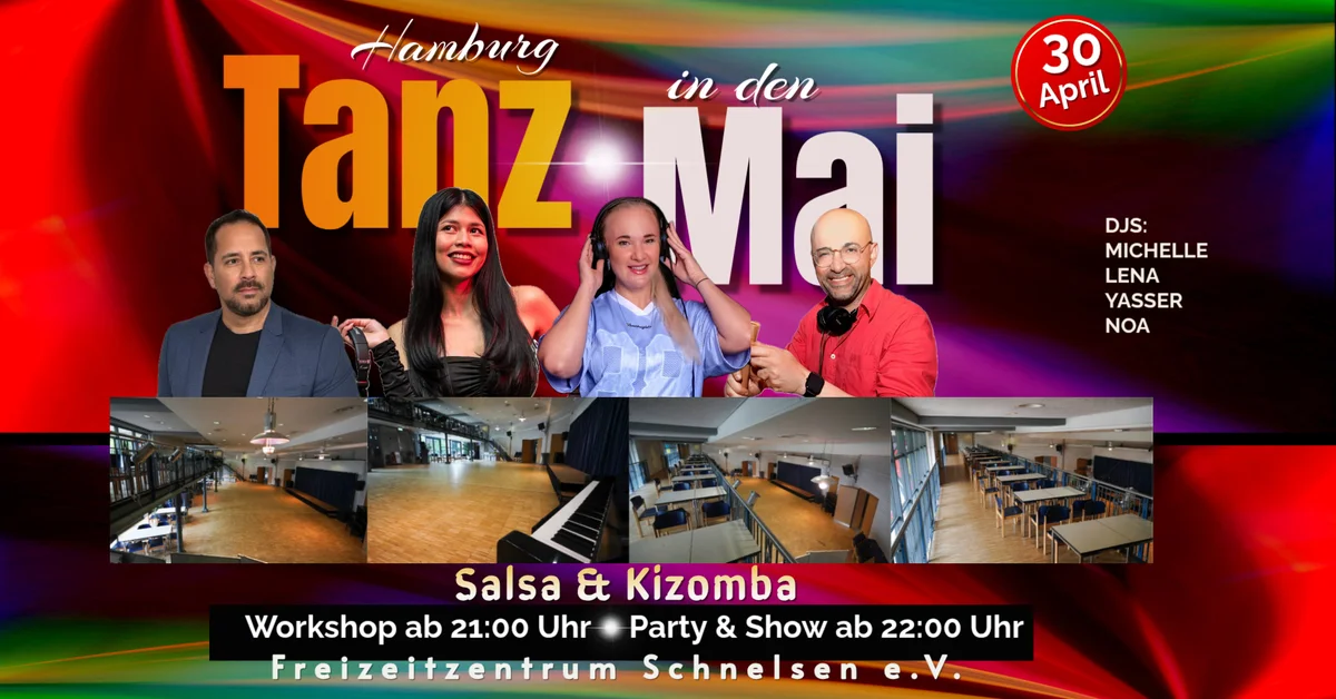 Tanz in den Mai – Salsa & Kizomba Night! 💃🕺