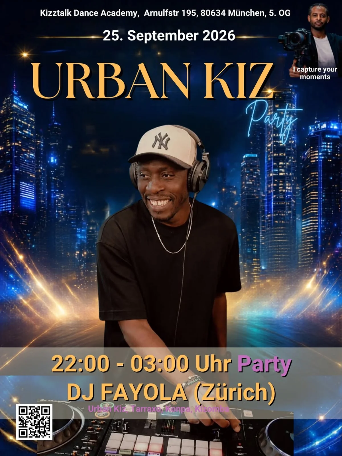 UrbanKiz Party @ Kizztalk mit DJ FAYOLA (Zürich)