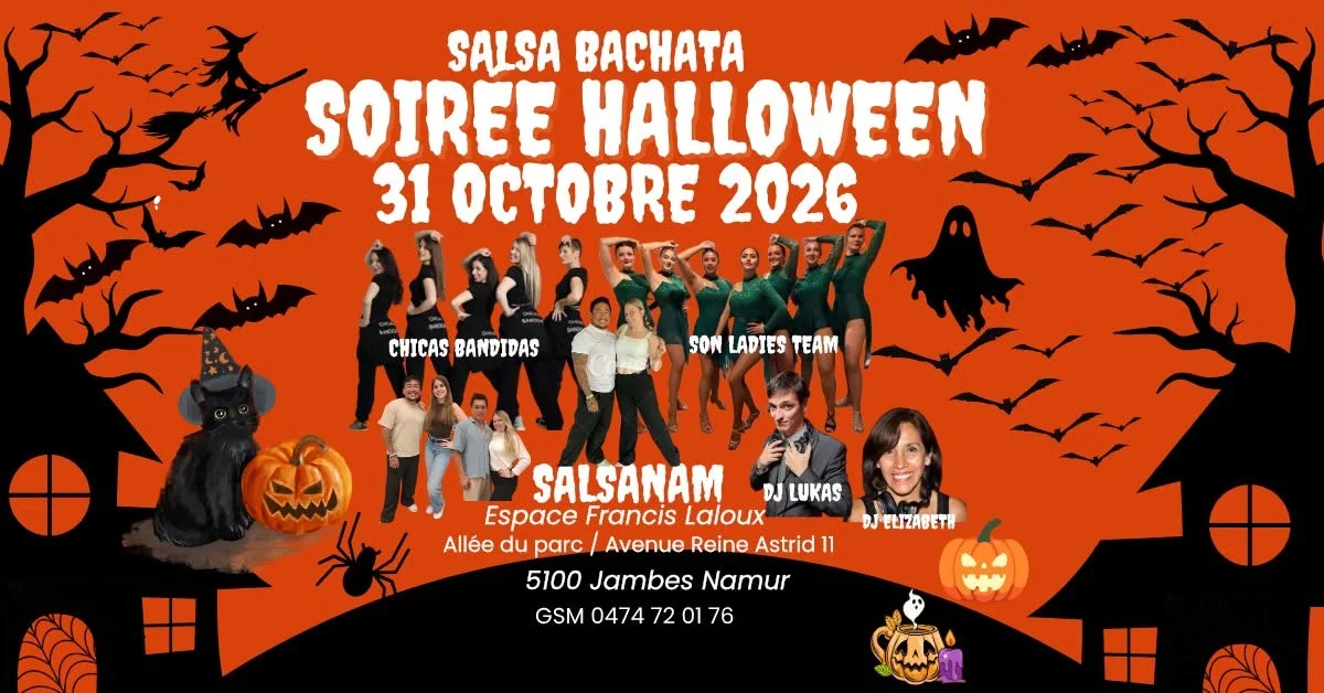 31 octobre soirée Salsa Bachata Hallowen à Namur – Bild 1