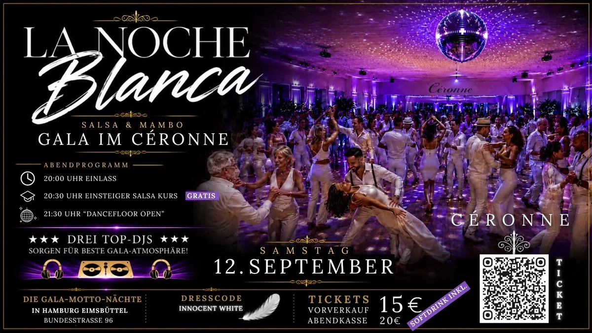 La Noche Blanca - Salsa & Mambo Gala-Nacht
