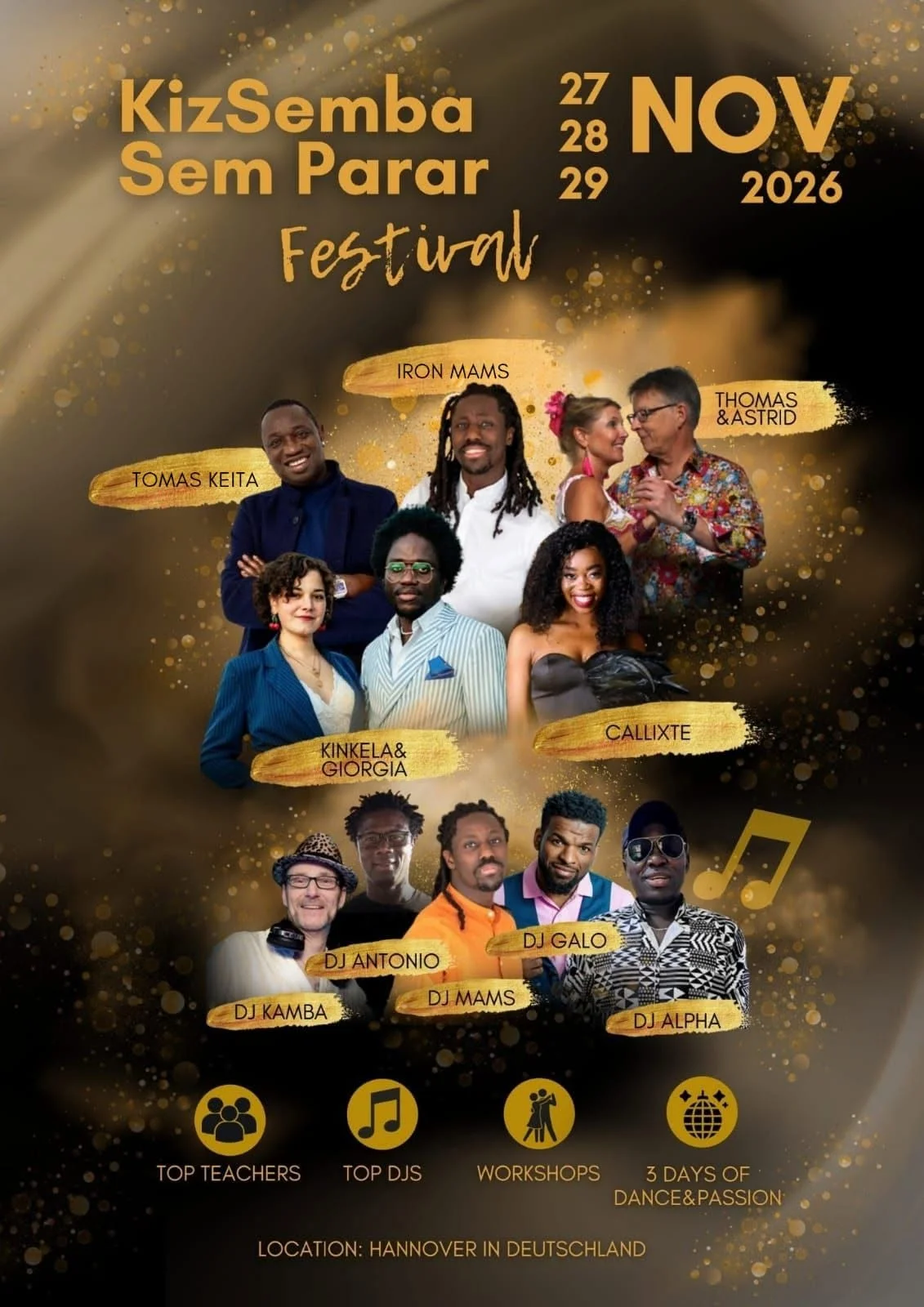 KIZSEMBA SEM PARAR Festival – Kizomba in Hanover