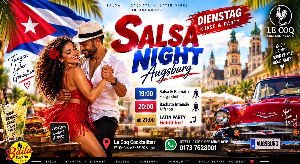 🔥 FREUNDE EINPACKEN – DIENSTAG WIRD IM LE COQ GETANZT! 🇨🇺💃🕺