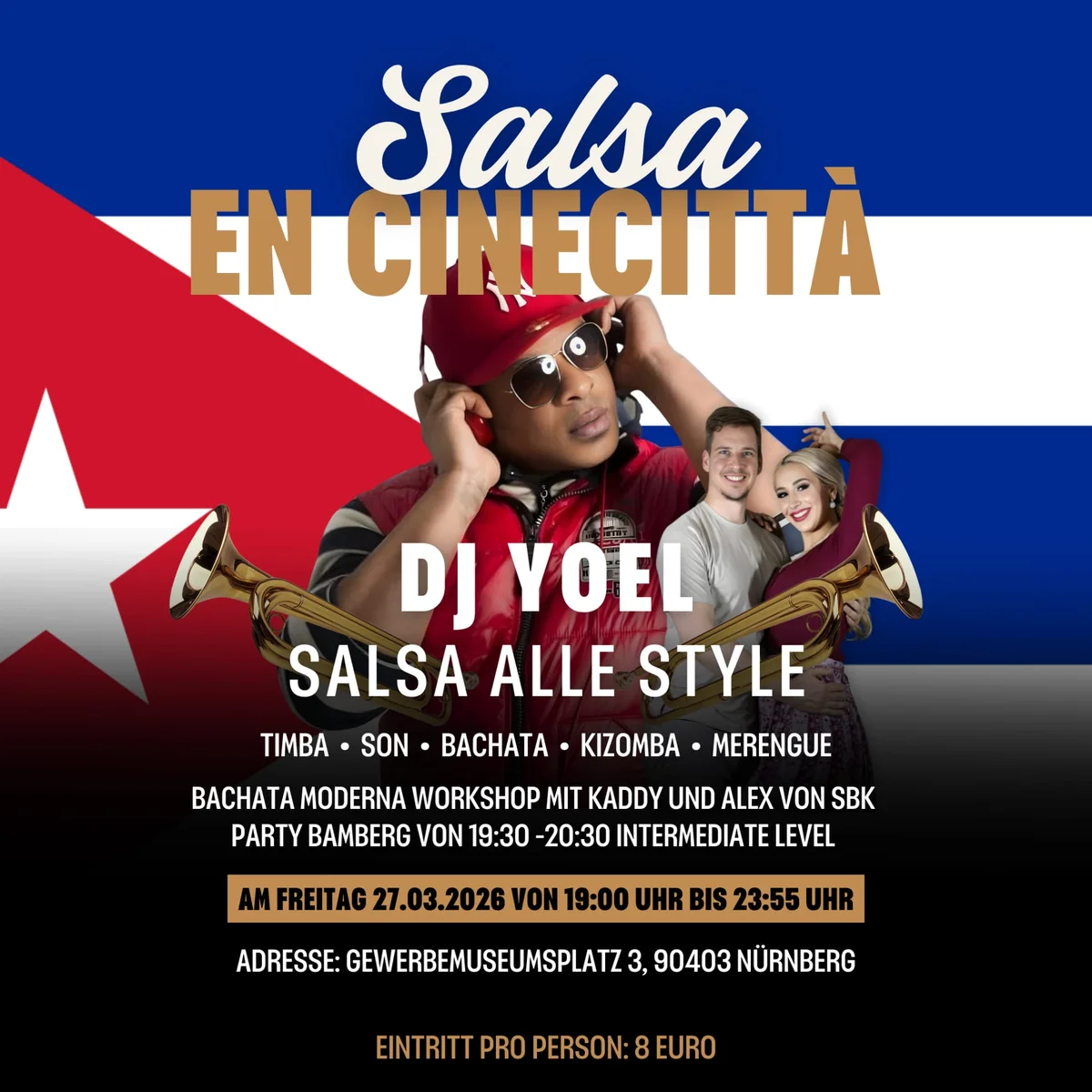  FREITAG SPEZIAL-SALSA EN CINECITA 