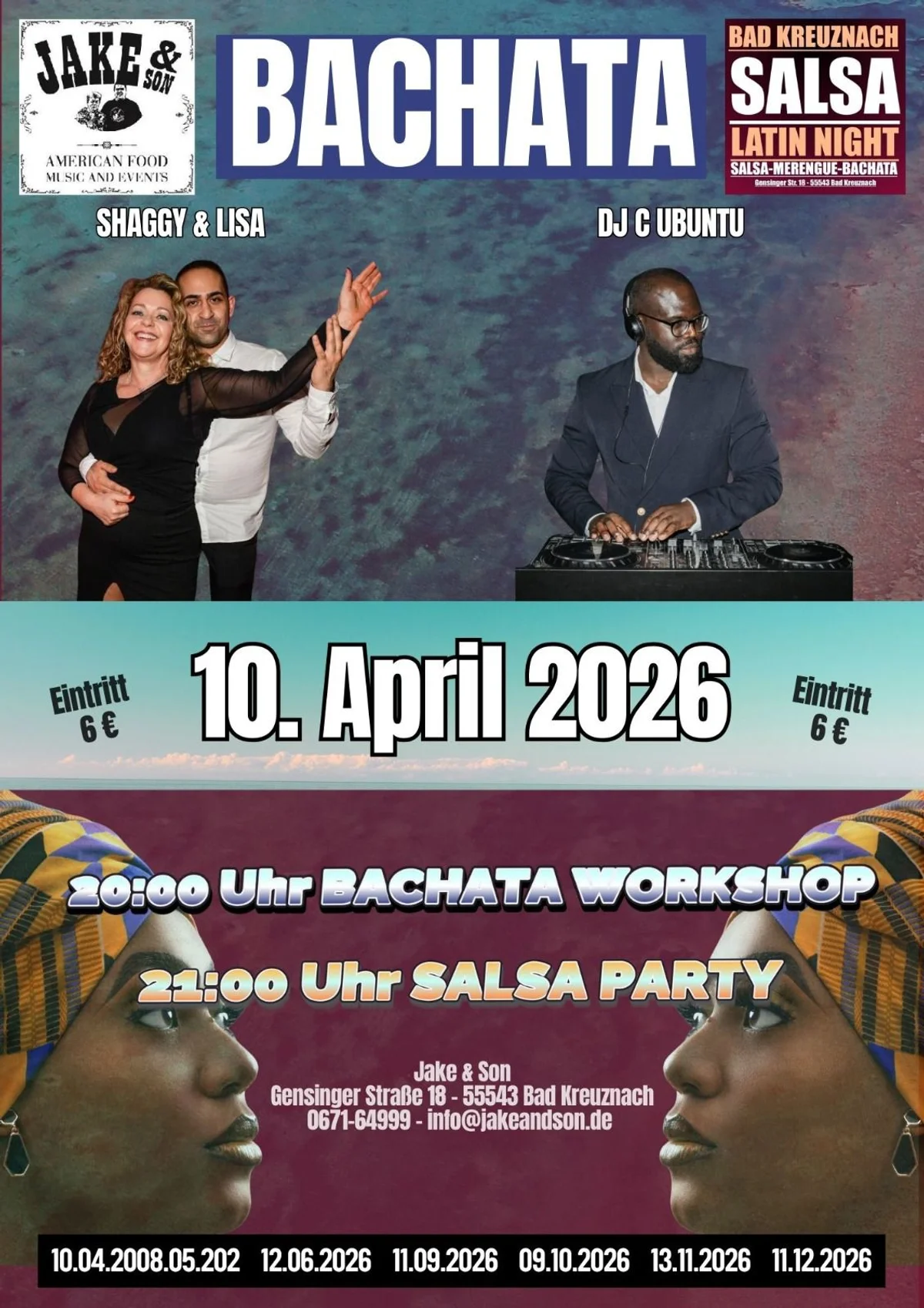 💃🔥 Salsa Night – Bachata Special im Jake & Son 🔥💃