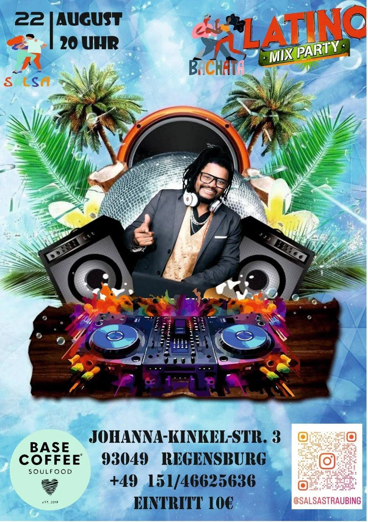 🔥Sommer Latin Mix Party in Basecoffee 🔥
