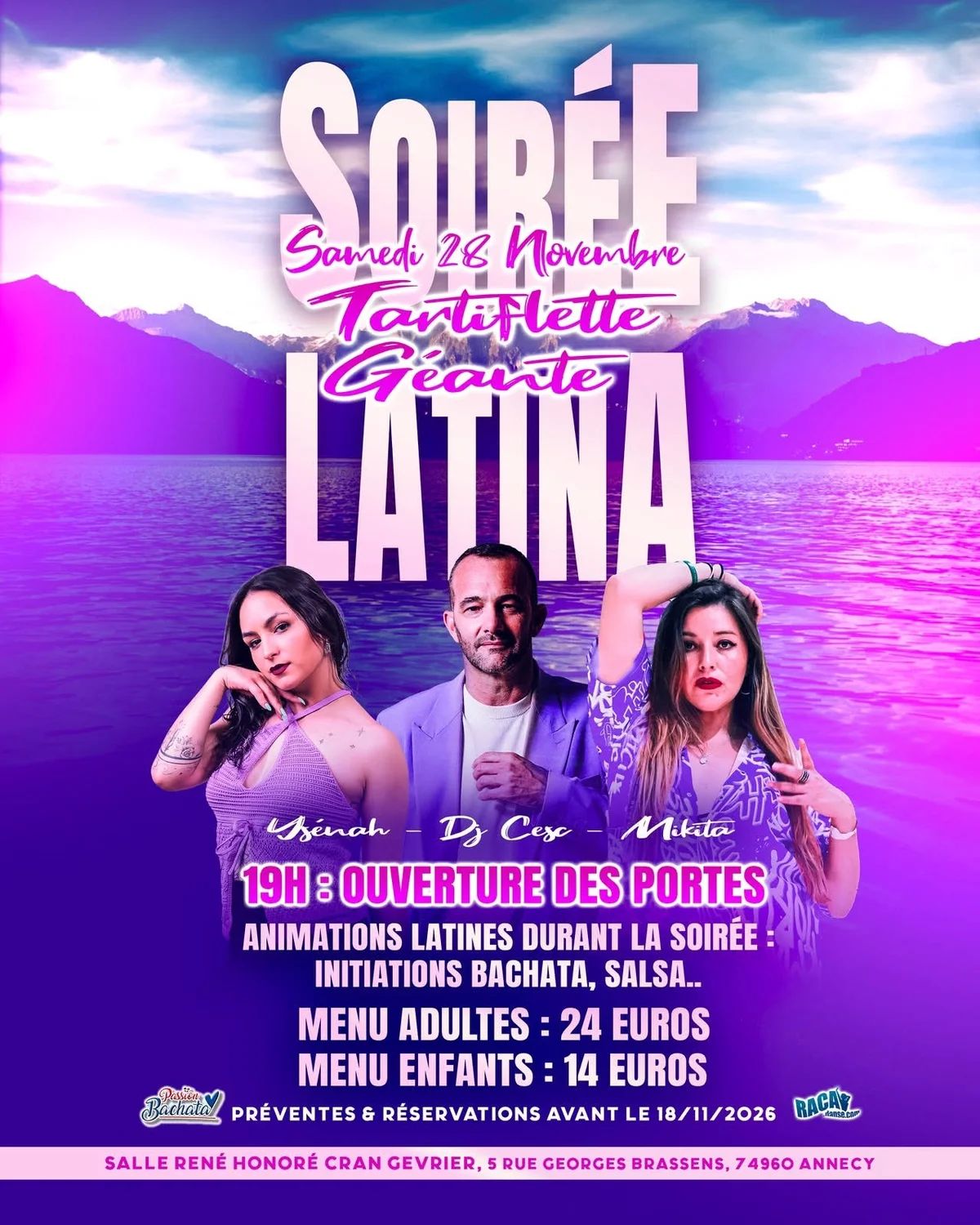 Salsa & Bachata at Salle René Honoré, Annecy