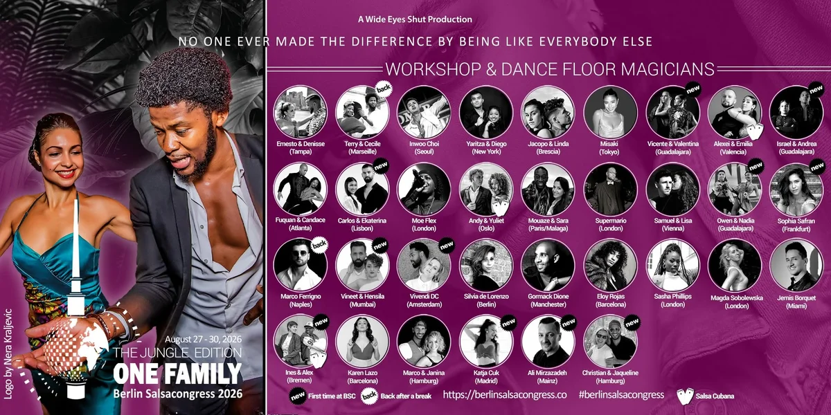 Berlin SalsaCongress 2026 discount code DANCINGTOM