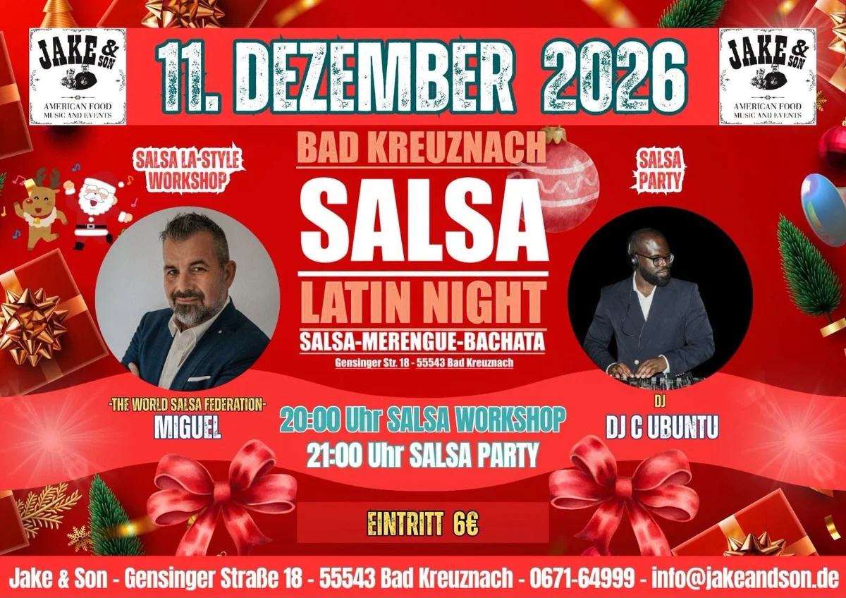 💃 Salsa Latin Night – Christmas Edition 💃🎄