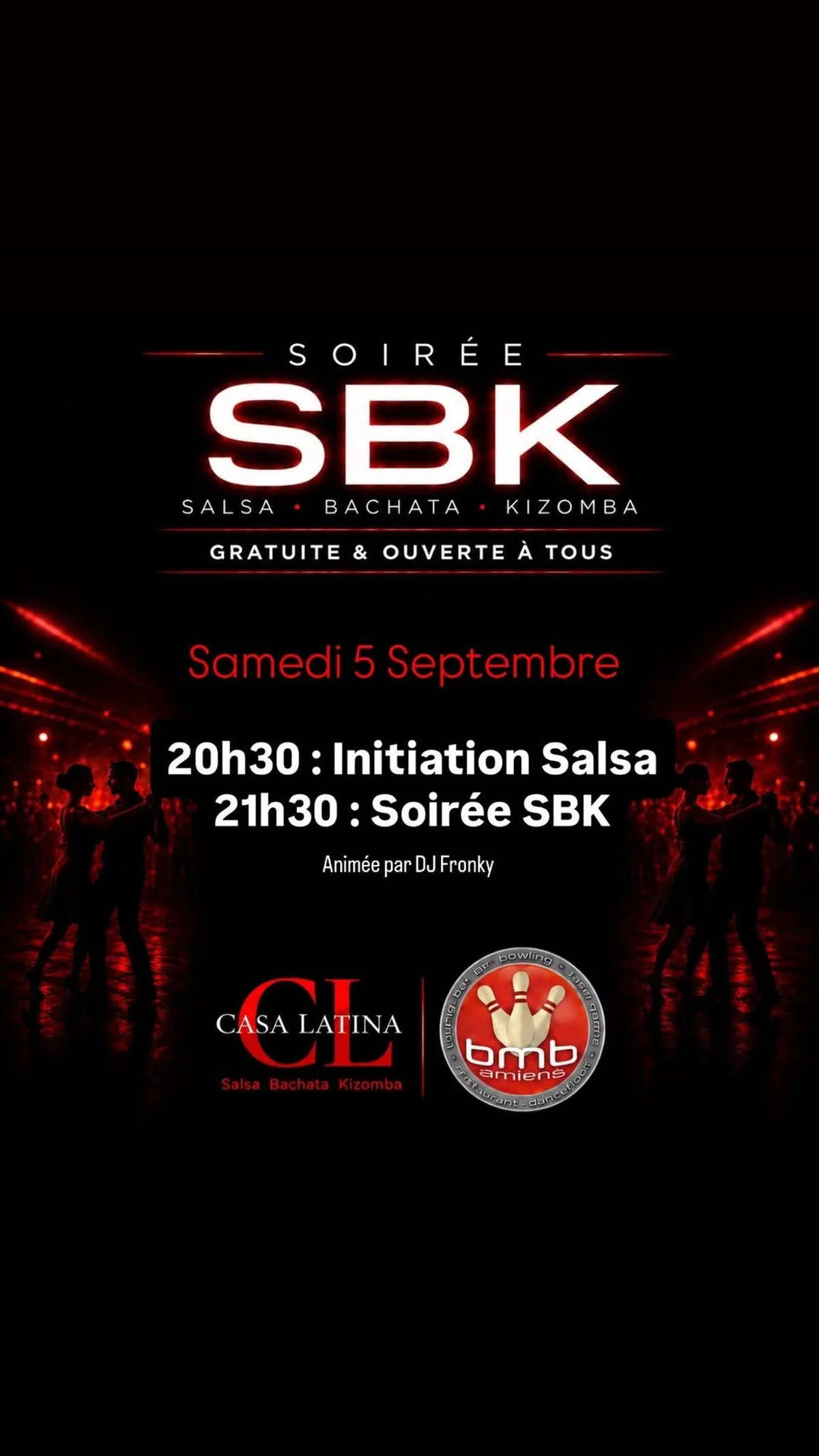 Salsa, Bachata & Kizomba at Bmb Amiens