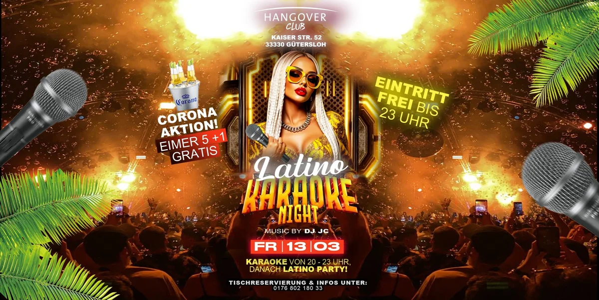 Latino karaoke Night 