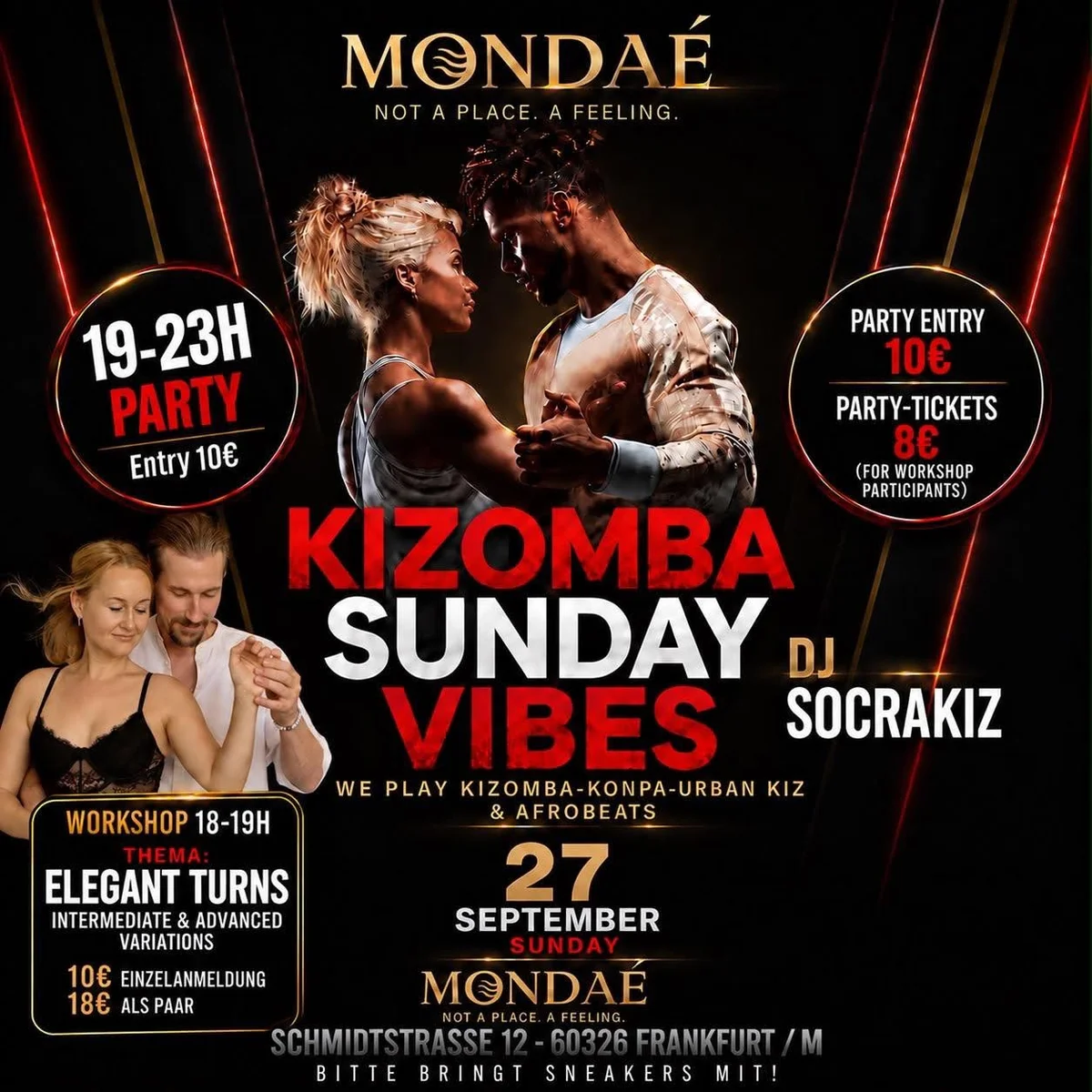 Kizomba Sunday Vibes – Kizomba in Frankfurt am Main