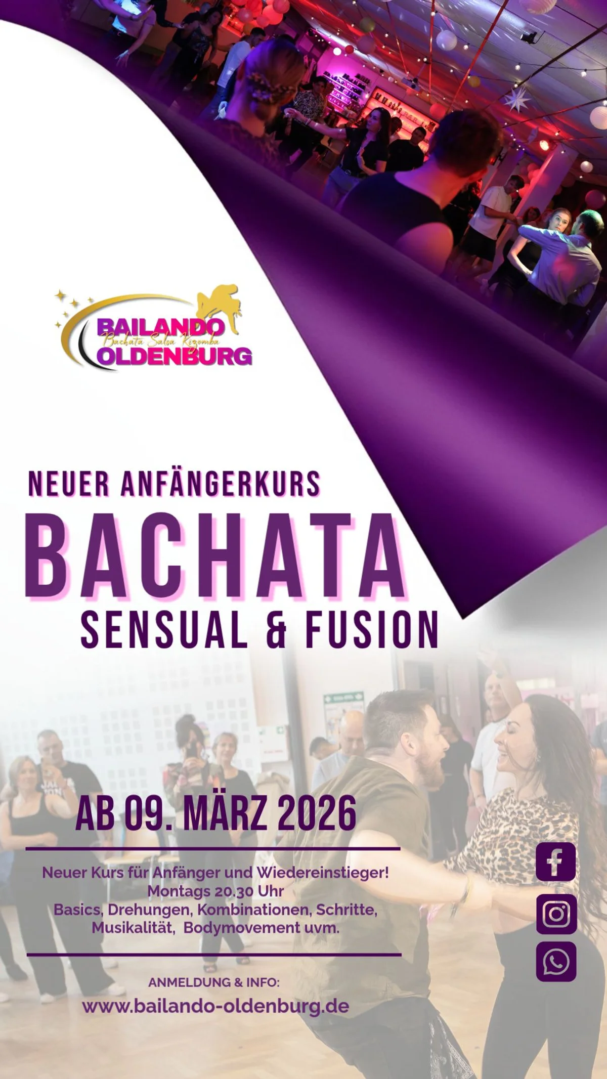 Bachata Anfängerkurs @Bailando Oldenburg 
