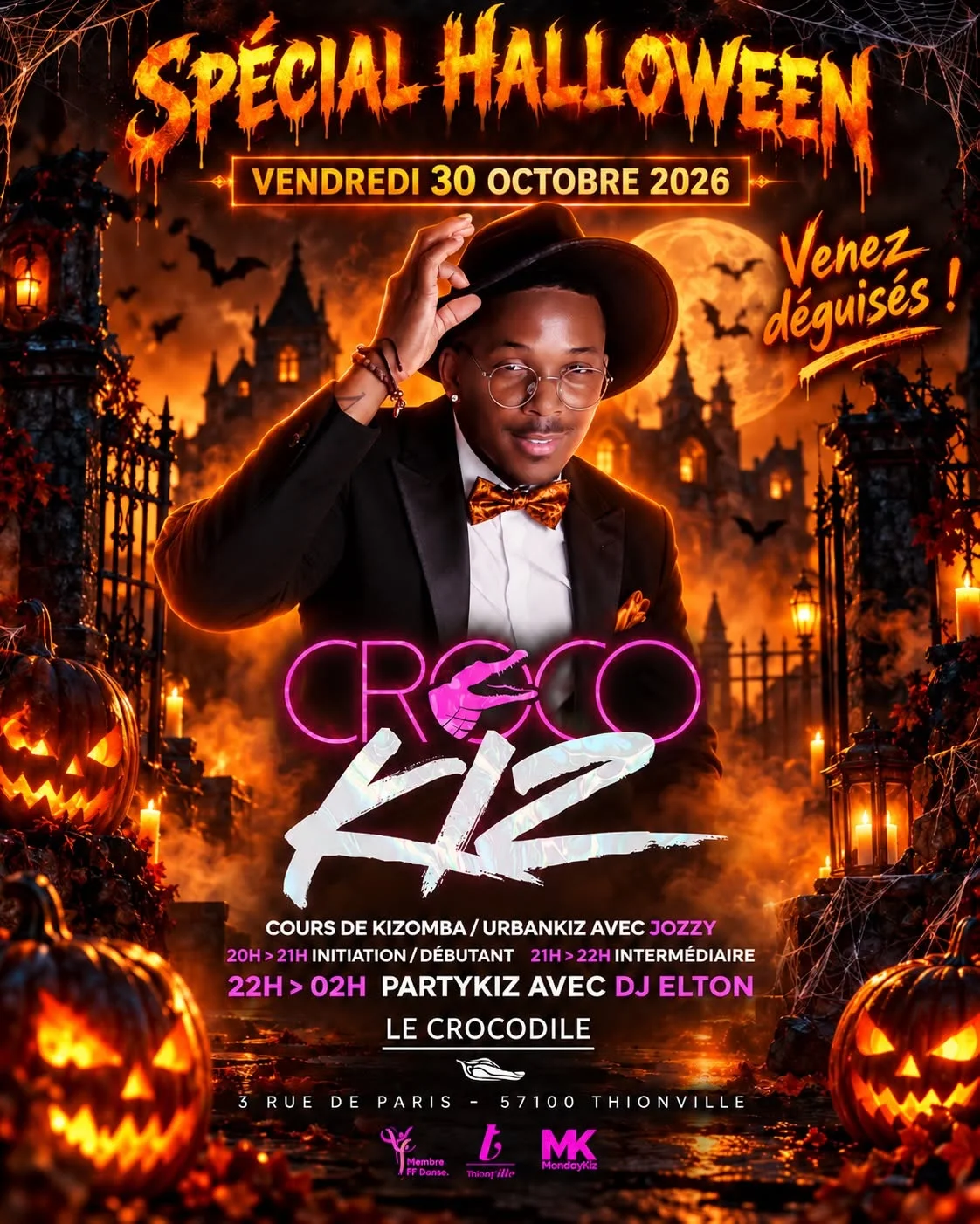 Salsa, Bachata & Kizomba at Le Crocodile Bar - Thionville - danse SBK