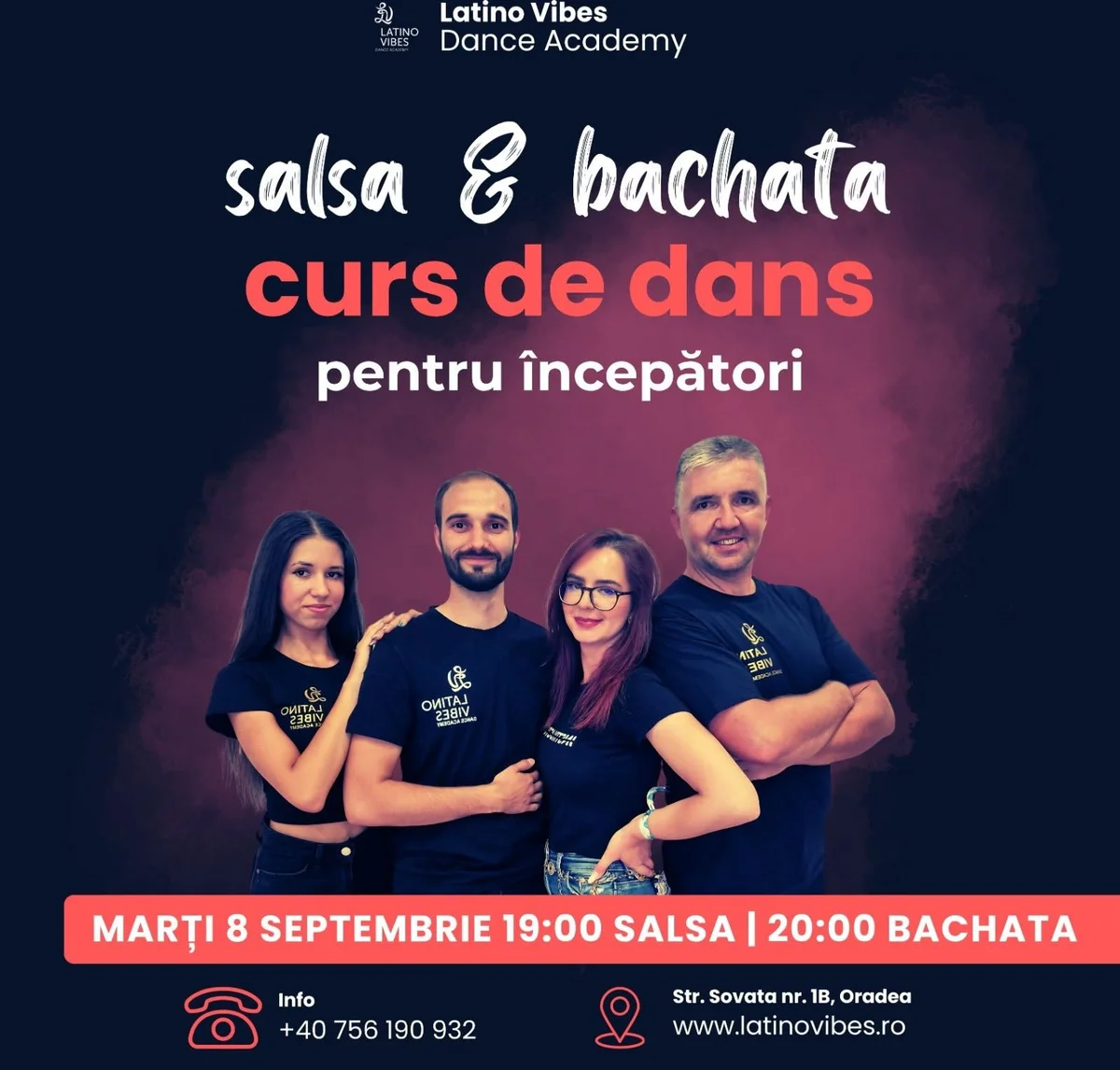 Salsa & Bachata at Strada Sovata nr. 1B, Oradea