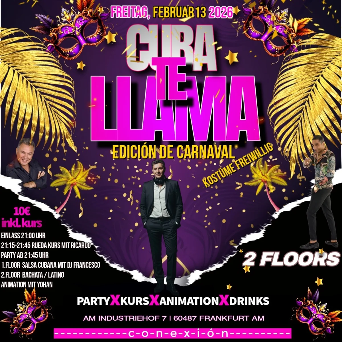 Cuba te llama Party "Carnaval" Edition (2 Floors)