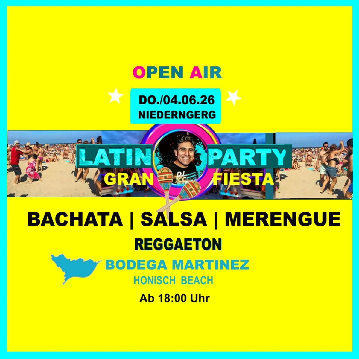 LATINPARTY GRAN FIESTA ★ OPEN AIR ★ SALSA, BACHATA, REGGAETON & MERENGUE 