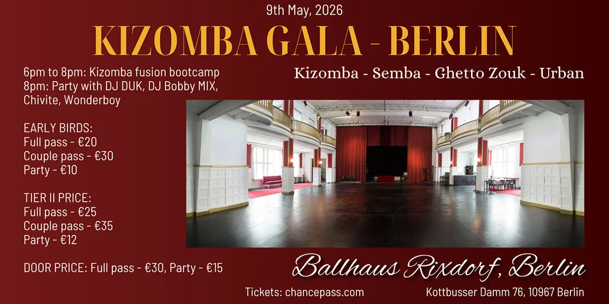 Kizomba Gala Berlin - 9th May