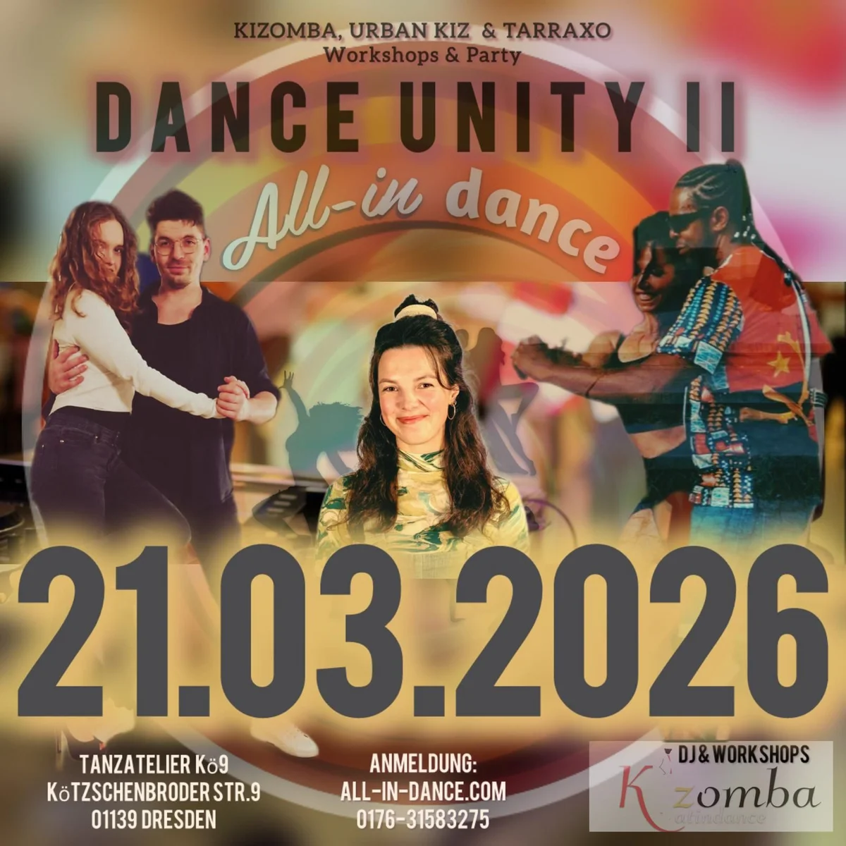 DANCE UNITY II - KIZOMBA, URBANKIZ & TARRAXO