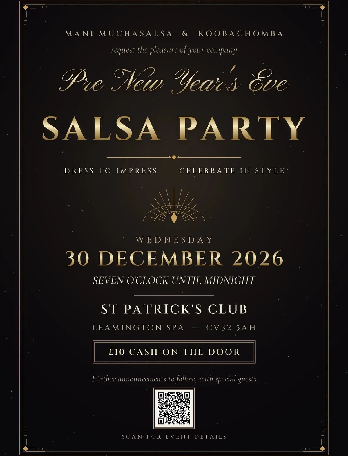 Salsa & Bachata at St Patricks Leamington Spa, Royal Leamington Spa