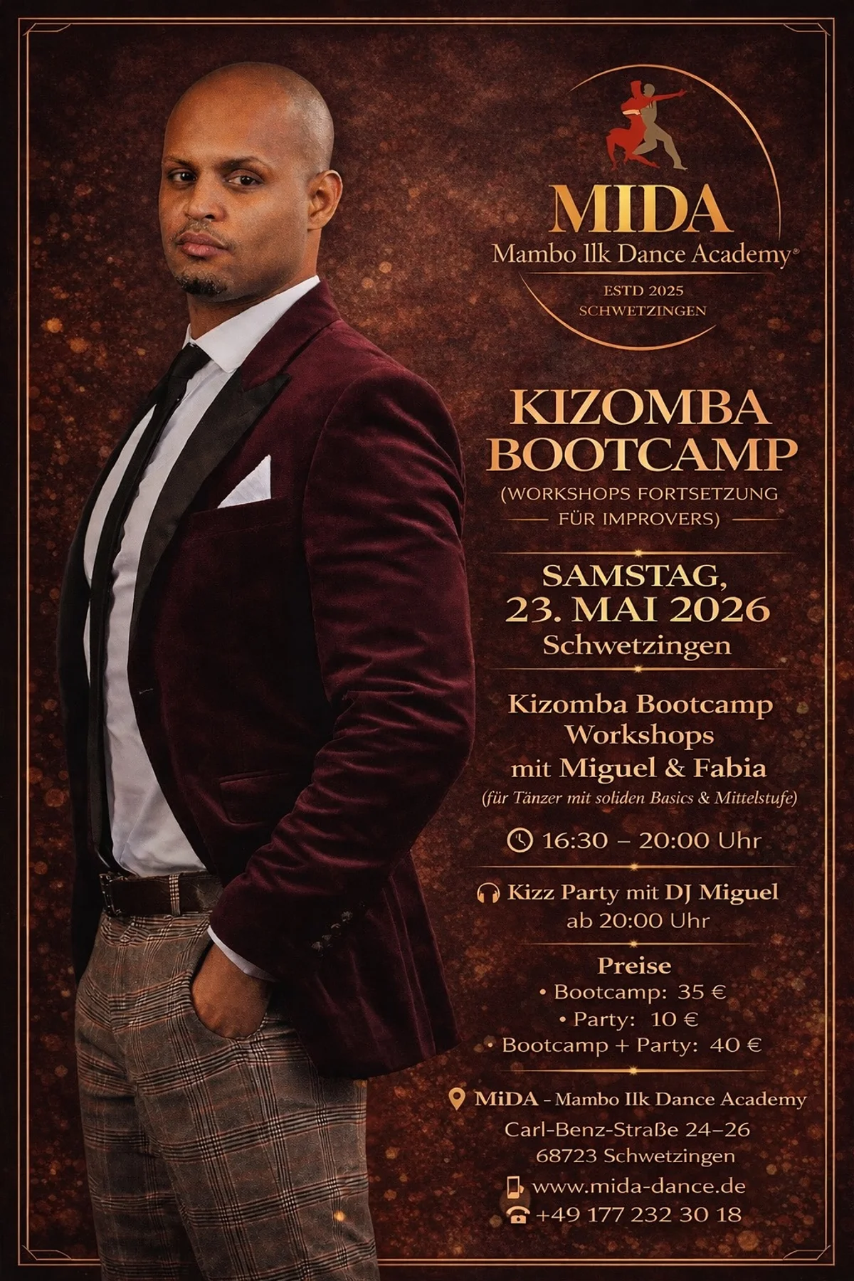 KIZOMBA BOOTCAMP & PARTY - 23.05.2026 Samstag