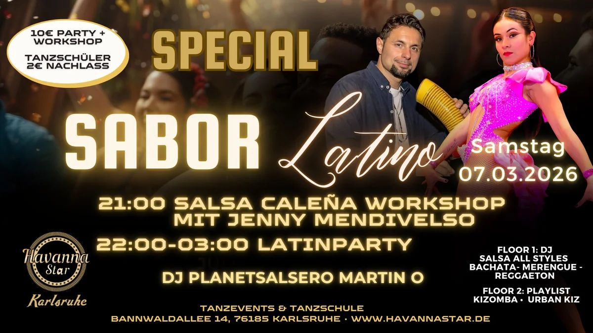 Latinparty-mit Salsa Caleña Workshop⭐️ 