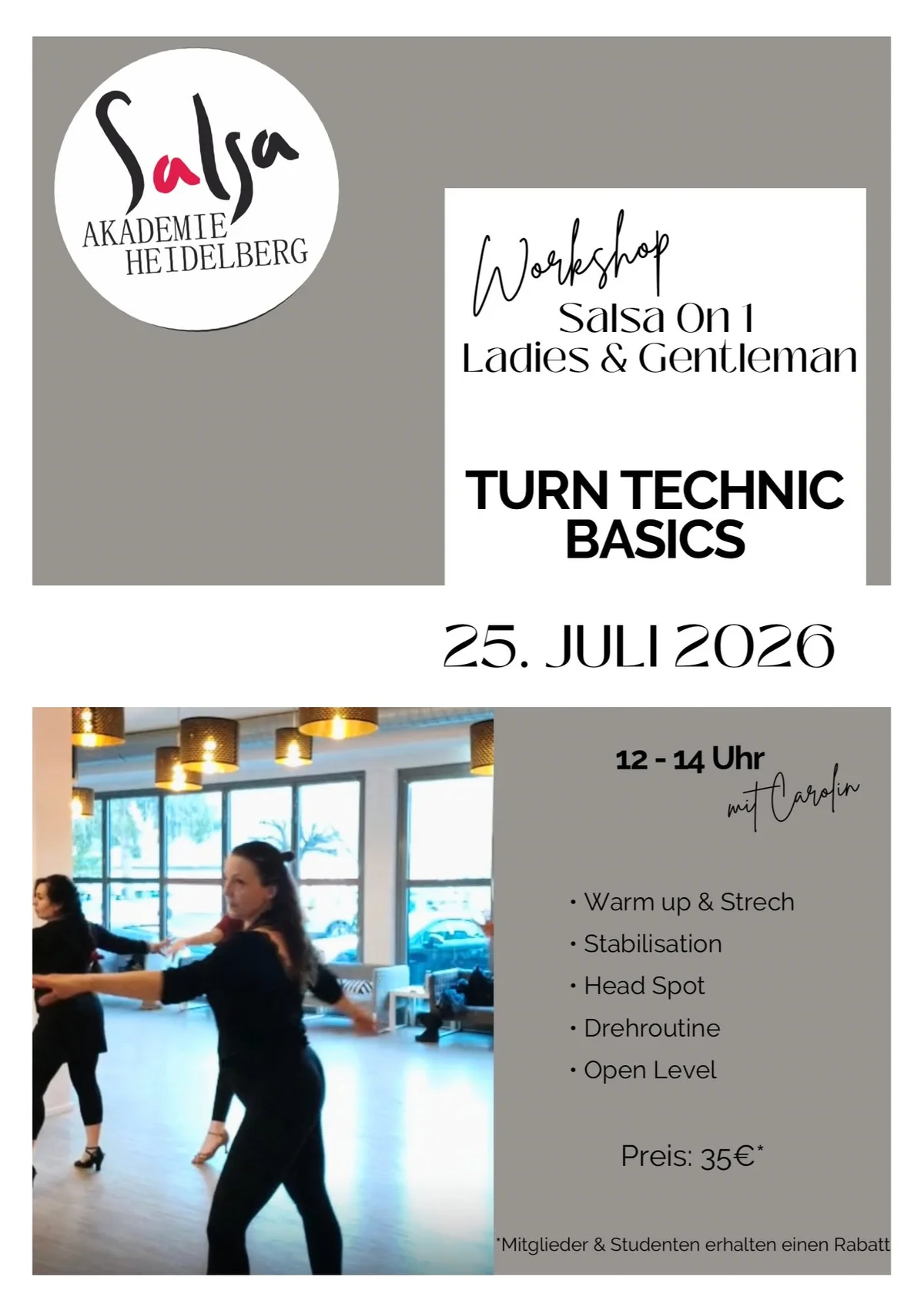 SALSA ON1 | TURN TECHNIC BASICS | LADIES & GENTLEMANS 