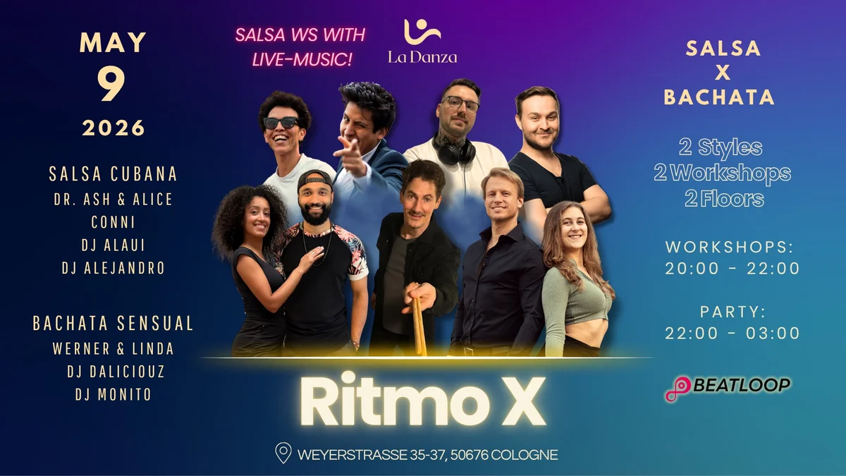 RITMO X - Event: Salsa Cubana X Bachata Sensual